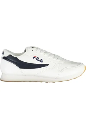 Fila Sneakers, male, , Size: 11 US Polyester Sports Sneaker with Contrast Details and Laces