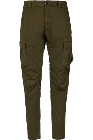 C.P. Company Slim-fit Trousers, male, , Size: M Stretch Sateen Lens Cargo Pants