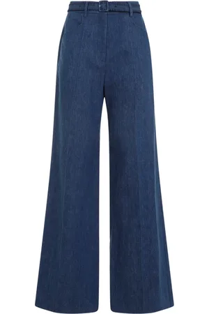 GABRIELA HEARST Wide Trousers, female, , Size: S Flared Denim Trousers
