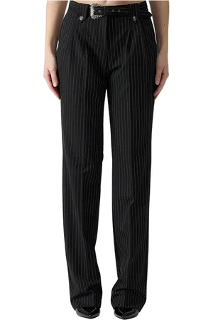 VERSACE Straight Trousers, female, , Size: XS Trousers