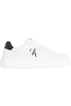Calvin Klein Sneakers, male, , Size: 10 US Casual Leather Sneakers for Men