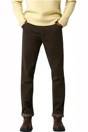 Meyer Slim-fit Trousers, male, , Size: W40 L32 Thermal Tricotine Pants