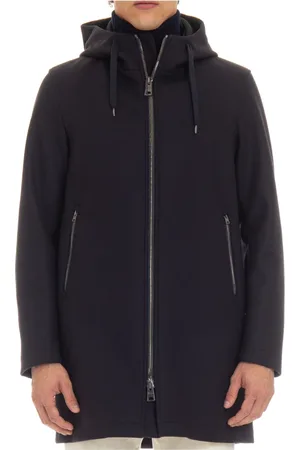 HERNO Parkas, male, , Size: XL Zip Parka with Neoprene Lining
