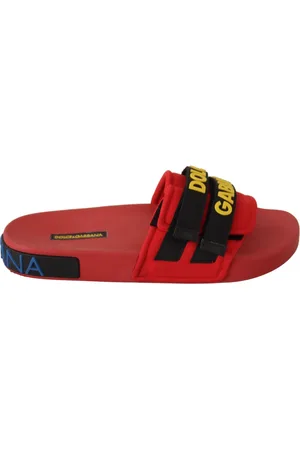 Dolce & Gabbana Sliders, female, , Size: 6 US Logo Slides Outlet Sandals