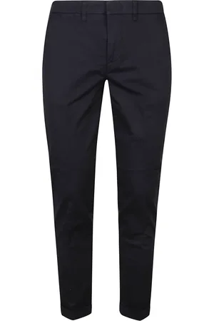 FAY Slim-fit Trousers, male, , Size: W31 Galassia Dark Capri Classic Pant