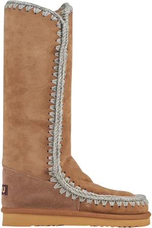 Mou Winter Boots, female, , Size: 6 US Quilted high design flat boots