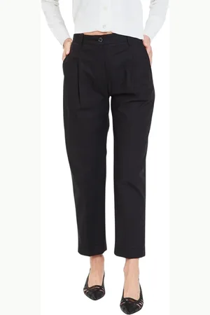 Nine In The Morning Chinos, female, , Size: W28 High-Waisted Slim Blue Pants