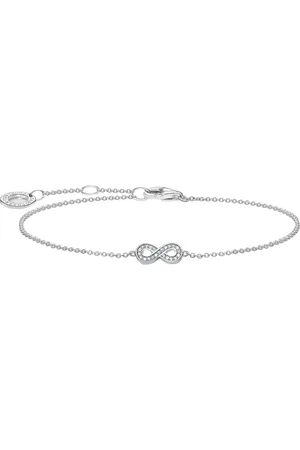 Thomas Sabo Bracelets, female, , Size: ONE SIZE Sterling Silver Bracelet with Zirconia Stones