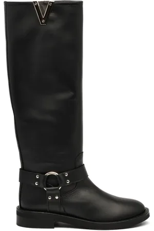 Via Roma High Boots, female, , Size: 7 1/2 US Leather Boot