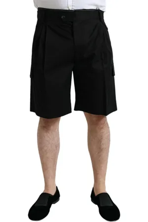 Dolce & Gabbana Long Shorts, male, , Size: XL Cotton Stretch Cargo Bermuda Shorts