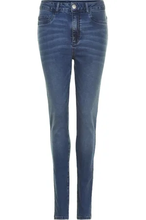 In Front Skinny Jeans, female, , Size: L Slim Fit Denim Jeans
