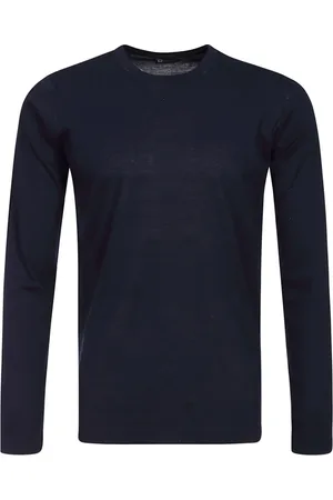 hindustrie Round-neck Knitwear, male, , Size: XS Long Sleeve Cotton T-Shirt