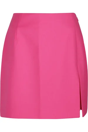 Andamane Short Skirts, female, , Size: S Fuchsia Split Mini Skirt