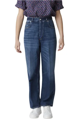 Nine In The Morning Straight Jeans, female, , Size: W24 High Waist Straight Leg Jeans