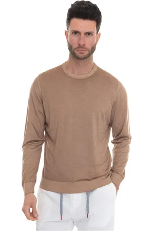Kiton Round-neck Knitwear, male, , Size: 2XL Round Neck Pullover