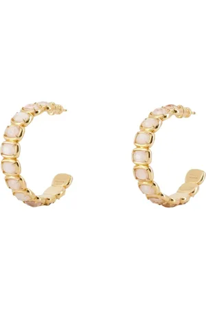 IVI Earrings, female, , Size: ONE SIZE Medium Toy Earring - - Gold Crystal - Or