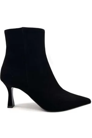 ROBERTO FESTA Heeled Boots, female, , Size: 9 US Suede Zipper Ankle Boot