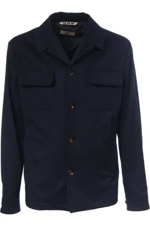 Kired Light Jackets, male, , Size: L Virgin Wool Shirt Jacket