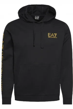EA7 Hoodies, male, , Size: XL /Gold Sweatshirt
