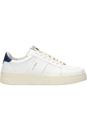 SAINT SNEAKERS Sneakers, male, , Size: 12 US Leather Low Top Sneakers with Side Logo Print