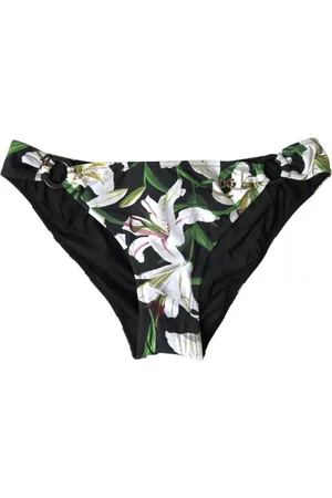 Dolce & Gabbana Bikinis, female, , Size: M Lily Print Swimwear Bottom