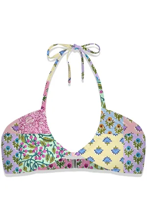 MC2 SAINT BARTH Bikinis, female, , Size: L Halter Neck Bandeau TOP