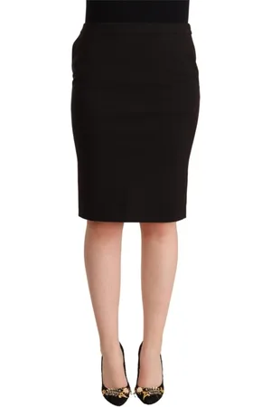 Gianfranco Ferré Short Skirts, female, , Size: XS Logo Detail Pencil Skirt Knee-Length