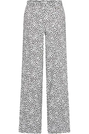 Fabienne Chapot Wide Trousers, female, , Size: XS Heart Print Wide Trousers