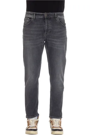PT Torino Slim-fit Jeans, male, , Size: W36 Grey Denim Carrot Fit Jeans
