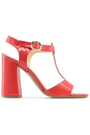 Made in italia High Heel Sandals, female, , Size: 7 US Patent Leather Ankle Strap Shoes