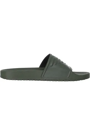 Emporio Armani Sliders, male, , Size: 7 US Slip-On Slippers
