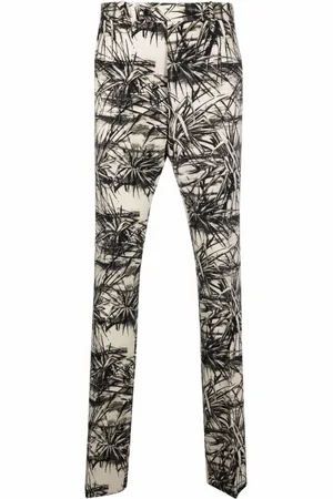 AMIRI Chinos, male, , Size: M Graphic-Print Flared Trousers