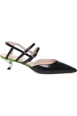 ALCHIMIA Pumps, female, , Size: 6 US Strappy Stiletto Heel Shoe in /Green