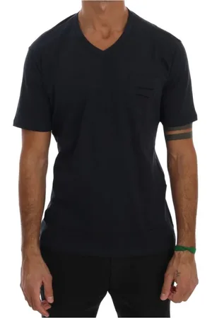 D.A. Daniele Alessandrini T-Shirts, male, , Size: S Cotton V-neck T-Shirt