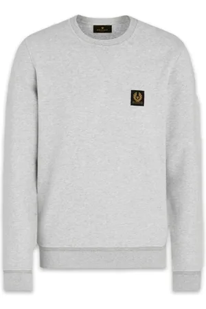 Belstaff Sweatshirts, male, , Size: M Classic Cotton Sweatshirt with V Stitch Detail