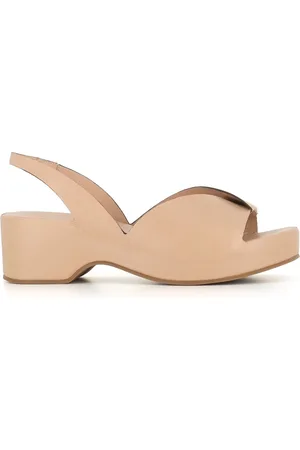 ROBERTO DEL CARLO High Heel Sandals, female, , Size: 9 US Leather Cross Strap Wedge Sandals