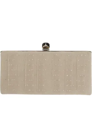 Jimmy Choo Pre-owned Clutches, female, , Size: ONE SIZE Pre-owned Canvas handbags