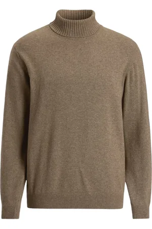 Oscar Jacobson Turtlenecks, male, , Size: S Elegant Wool-Cashmere Rollneck Sweater