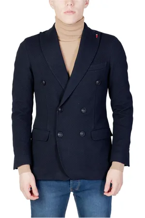 MULISH Blazers, male, , Size: 3XL Lapel Mens Blazer for Fall/Winter