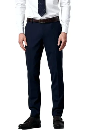 Meyer Suit Trousers, male, , Size: W42 L32 Oslo Perfect Fit Chino Marine Pants