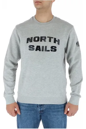 North Sails Sweatshirts, male, , Size: 2XL Grey Long Sleeve Sweatshirt