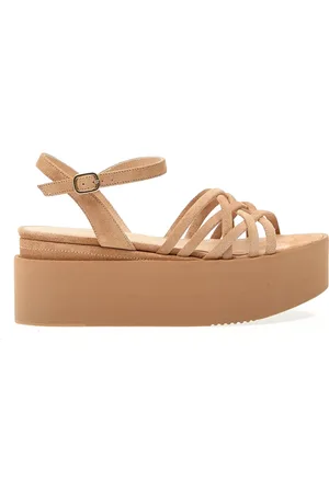 Paloma Barceló Wedges, female, , Size: 9 US Desert Suede Wedge Sandal