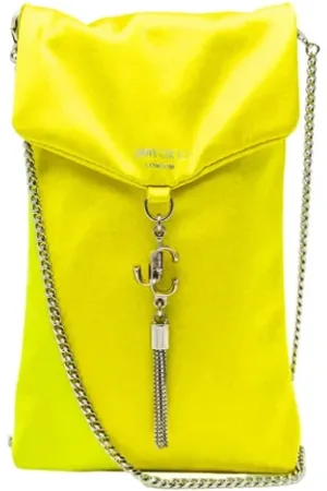 Jimmy Choo Pre-owned Cross Body Bags, female, , Size: ONE SIZE Pre-owned Satin clutches