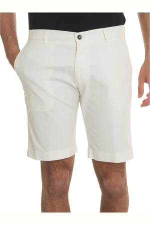 Berwich Casual Shorts, male, , Size: 3XL Cotton Bermuda Shorts with Tailoring Vent