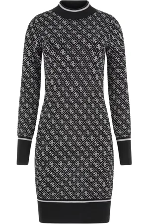 Guess Knitted Dresses, female, , Size: L Mini Logo 4G Jersey Dress