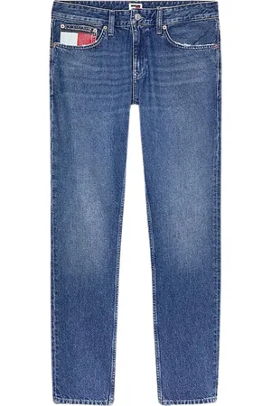 Tommy Hilfiger Straight Jeans, male, , Size: W32 Slim Fit Faded Denim Jeans