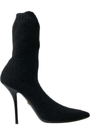 Dolce & Gabbana Heeled Boots, female, , Size: 9 US Stiletto Heel Mid Calf Womens Boots