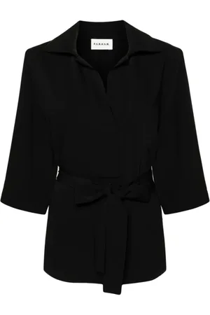 P.A.R.O.S.H. Blazers, female, , Size: L Asymmetric Closure Belt Blouse