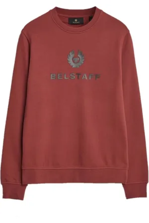 Belstaff Sweatshirts, male, , Size: L Signature Crewneck Sweatshirt in Lava