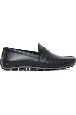 Moschino Loafers, male, , Size: 7 US Metallic Letters Car Shoes